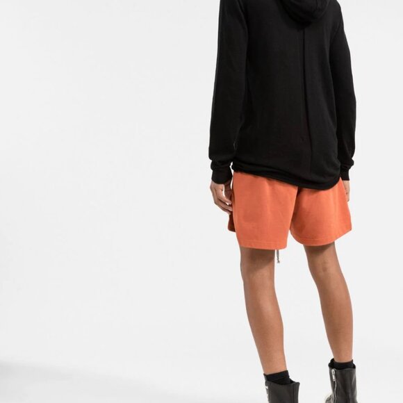 Rick Owens: EU46 Orange Slit Seam Pentagram Boxers Shorts FW22 Strobe - Picture 9 of 14